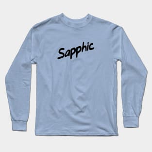 Sapphic Long Sleeve T-Shirt